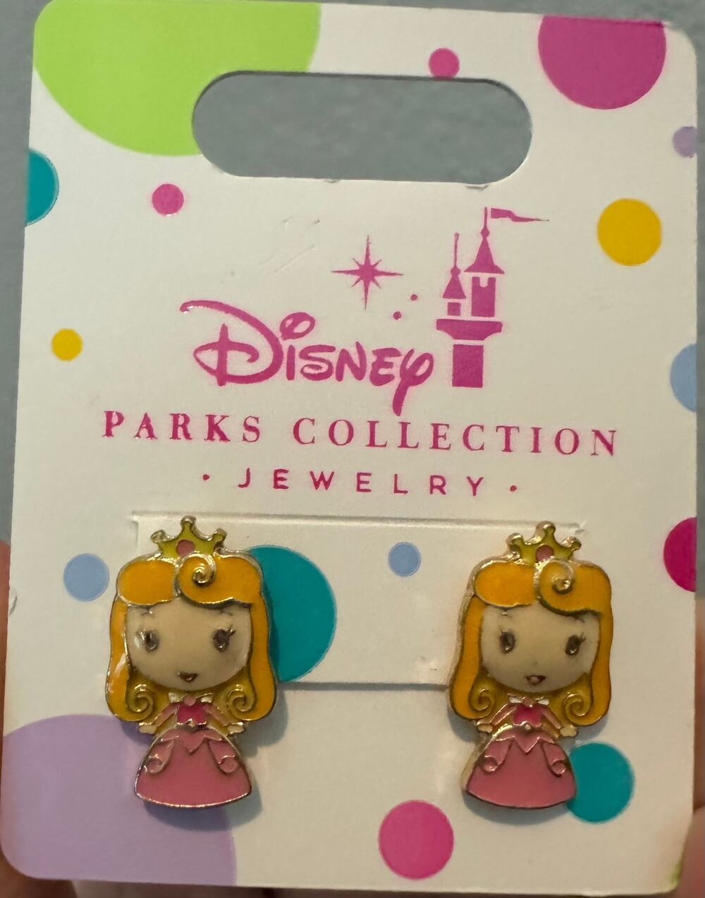Disney Parks Collection Jewelry - NWT Princess Aurora Sleeping Beauty Earrings